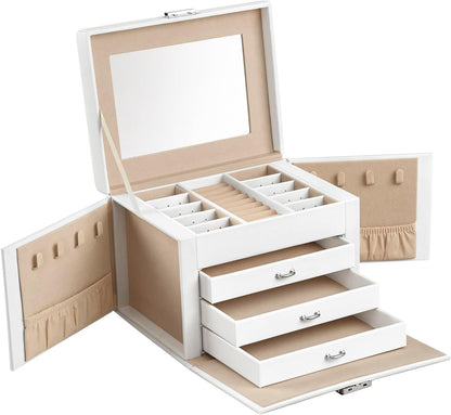 SONGMICS 4-Tier Jewellery Box JBC159W01