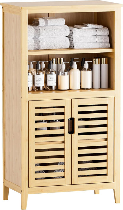 Bamboo Bathroom Storage Cabinet
