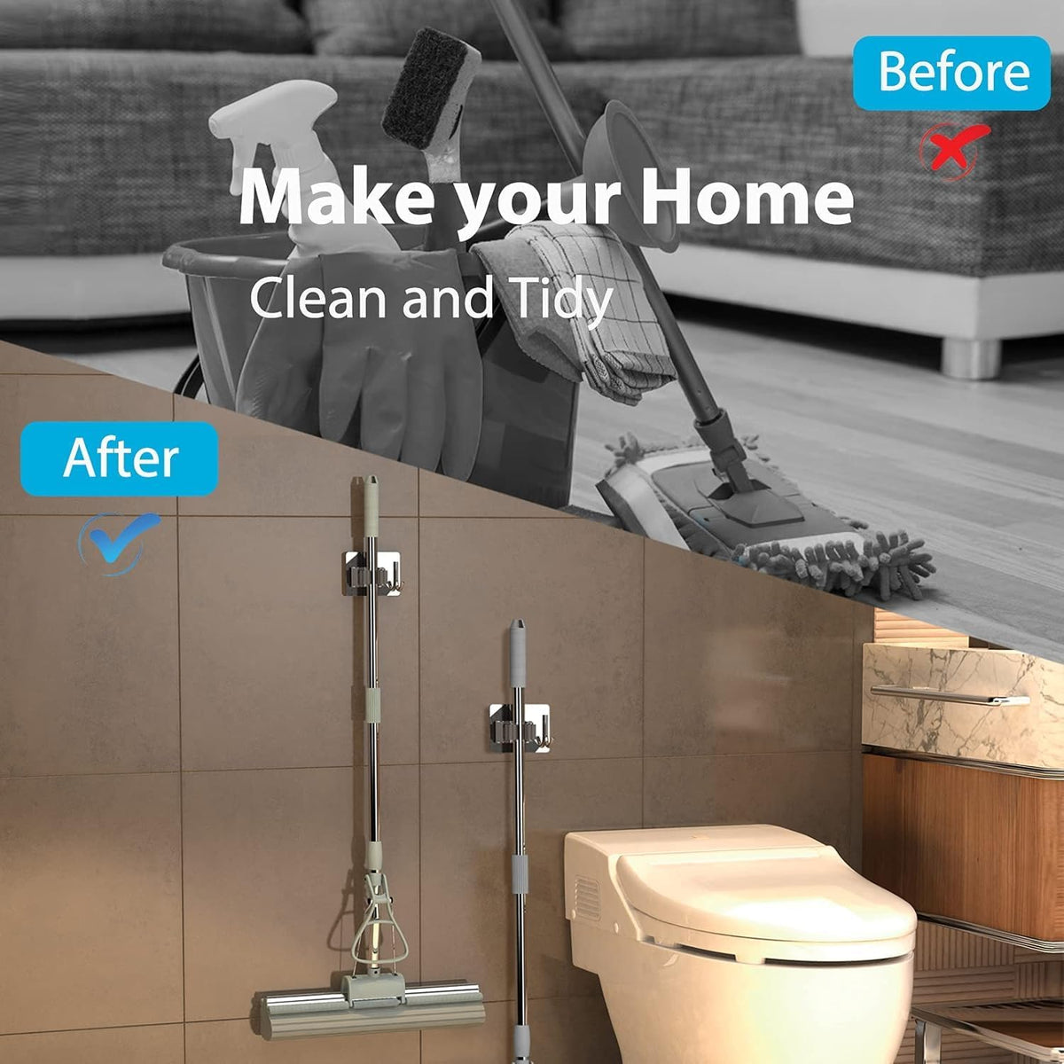 Mop Broom Holder