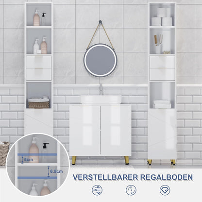 EUGAD Tall Cabinet