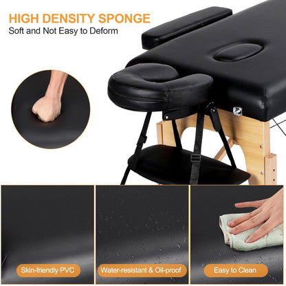 Yaheetech Portable Massage Table (z_mst003blk)