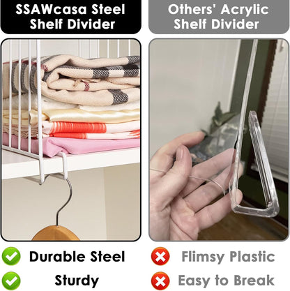 Set of 2 Shelf Divider
