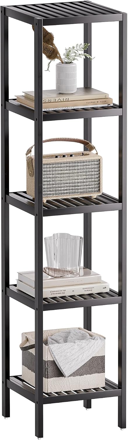 5-Tier Bamboo Storage Shelf