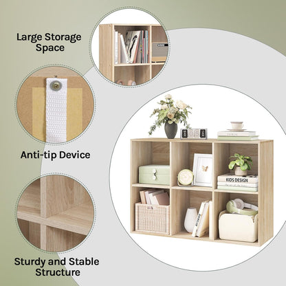 WOLTU Freestanding Bookcase (SK002hei3)
