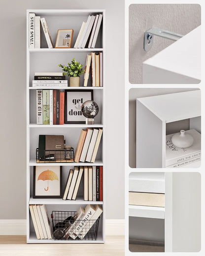 6-Tier Bookshelf