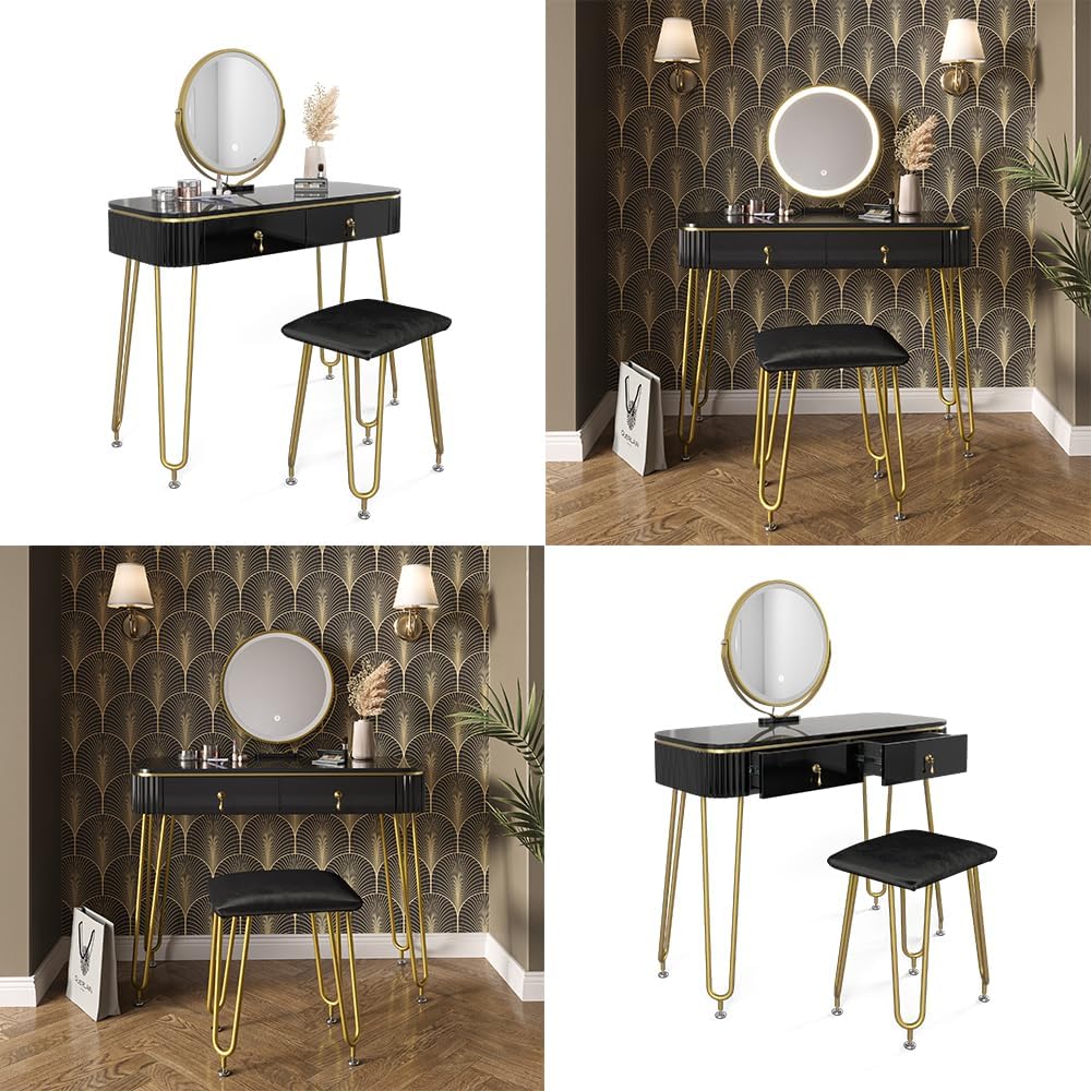 Vicco Grace with LED lighting and stool