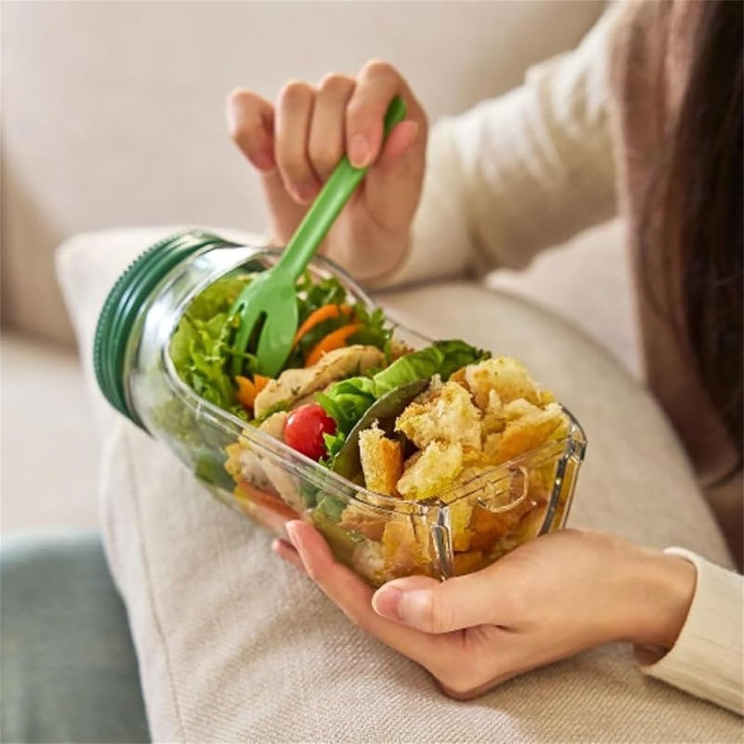 Vertical Layering Salad Pod