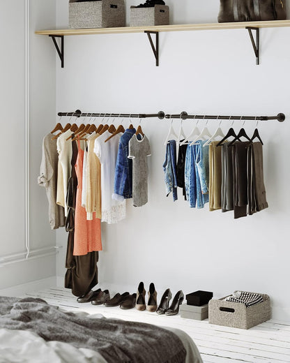 SONGMICS Wall Mounted Coat Rack HSR67BK