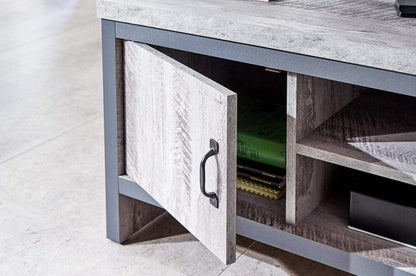 2 Cupboard & Shelf TV Unit