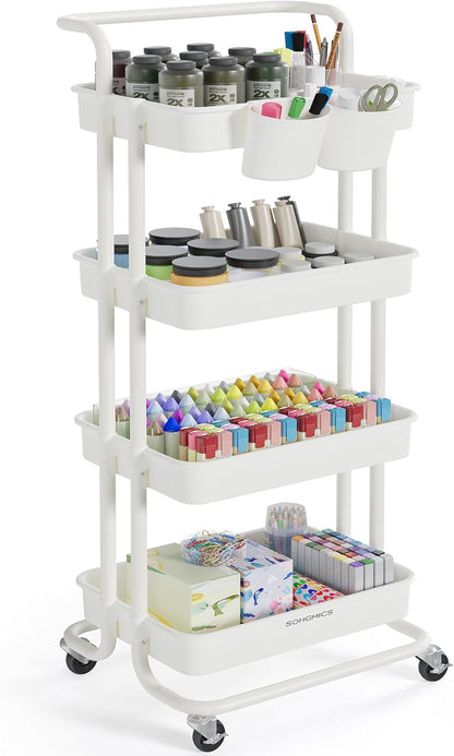 SONGMICS 4-Tier Storage Trolley (BSC077WZ01)