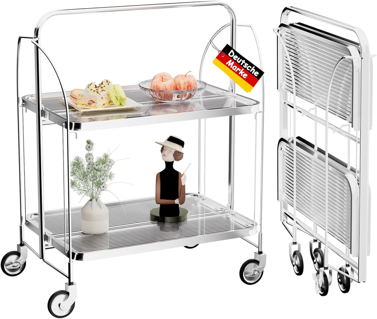 Folding Kitchen Trolley