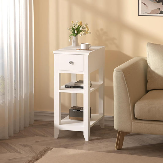 WOLTU Slim Bedside Table (NTS02WS)