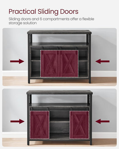 VASAGLE Sideboard, Kitchen Cabinet LSC092B04