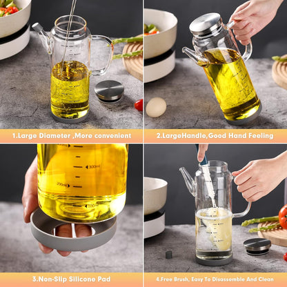 Glass Olive Oil Bottle Dispenser