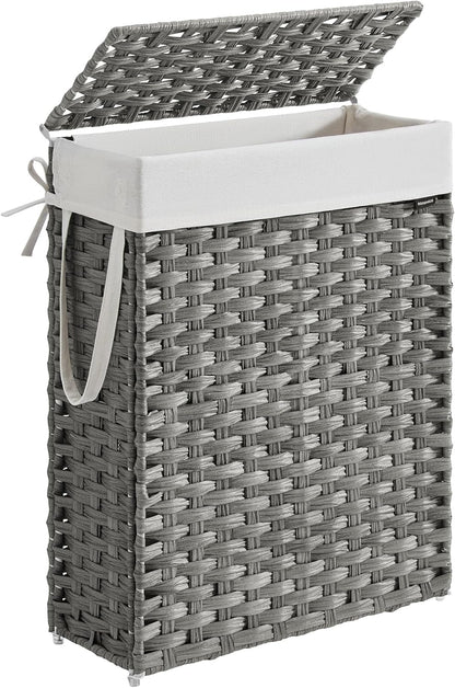 SONGMICS Slim Laundry Basket LCB164G01