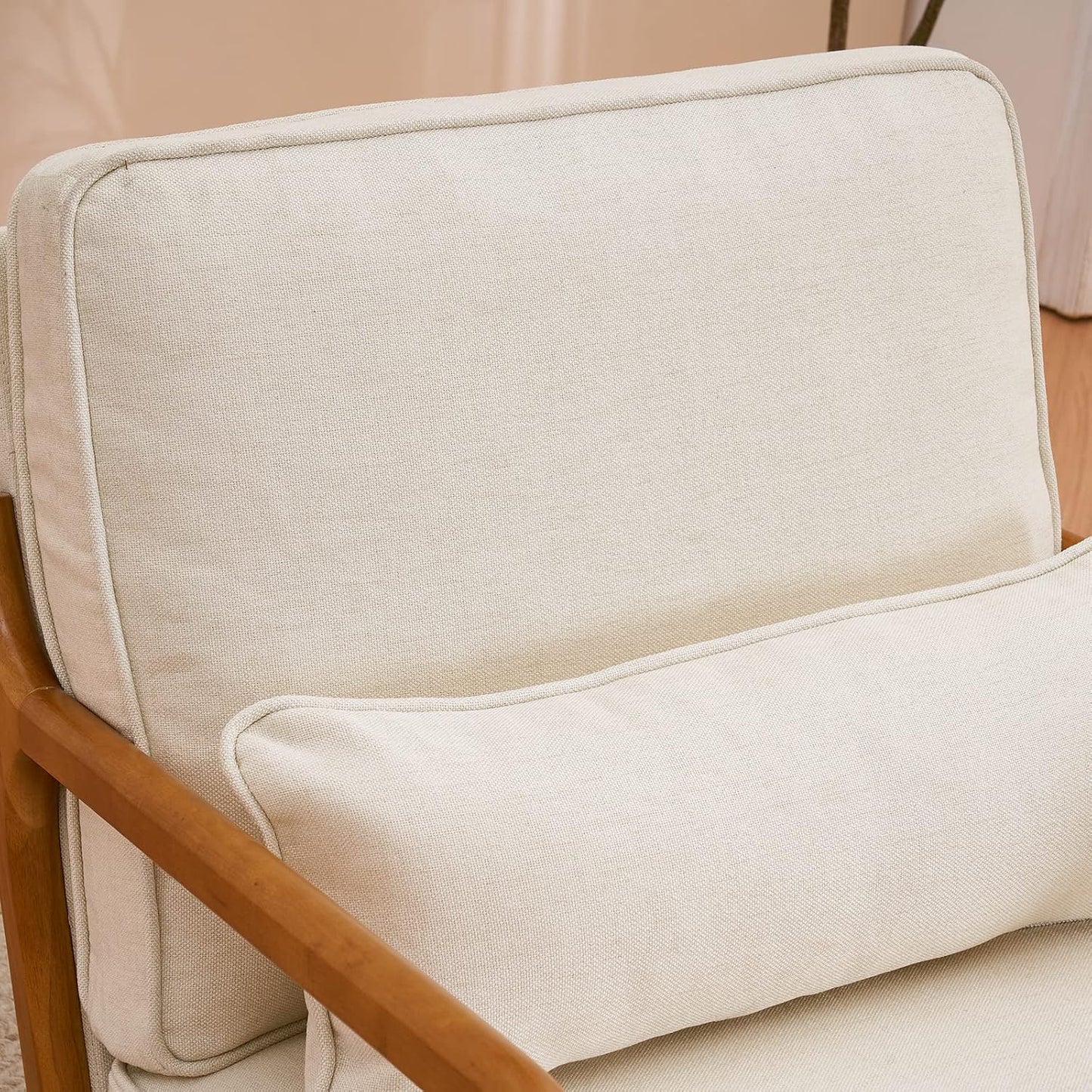 Linen-Blend Armchair