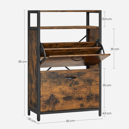 VASAGLE Shoe cabinet LBS801B01