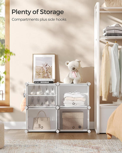 SONGMICS Interlocking Shoe Rack LPC032W01