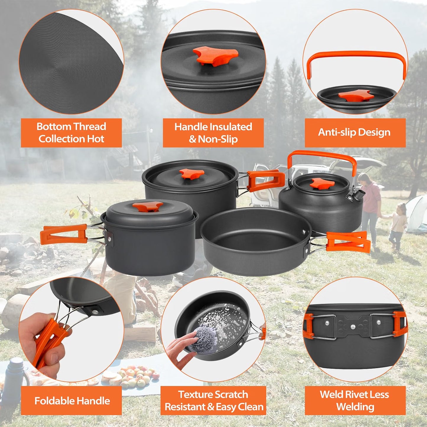 Camping Cookware Set