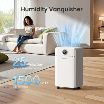 CHIVALZ Dehumidifier with Automatic Defrosting