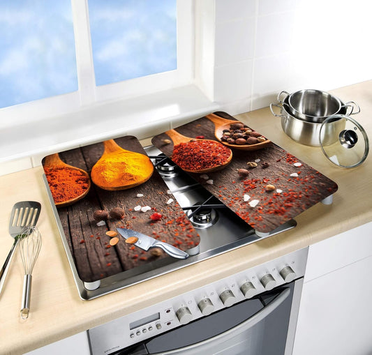 WENKO Set of 2 Glass Hob Protection