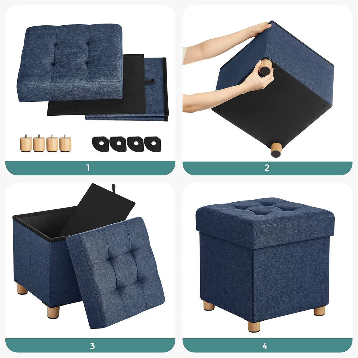 SONGMICS Foldable Storage Chest LSF14IN