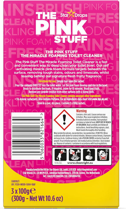 The Pink Stuff Miracle Power Foaming Toilet Cleaner