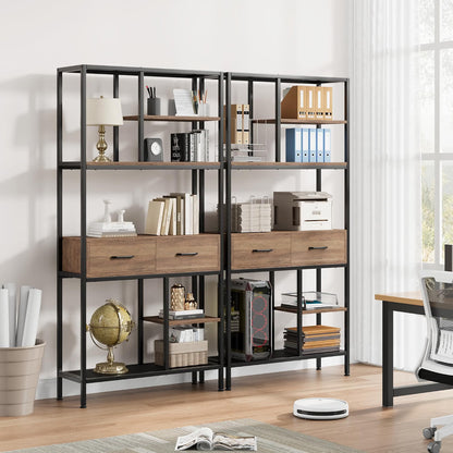 Tall Bookcase with Storage