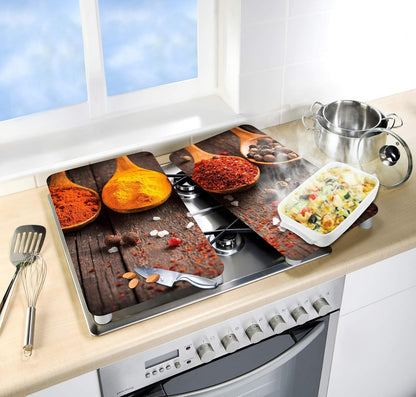 WENKO Set of 2 Glass Hob Protection