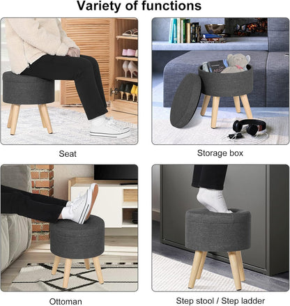 WOLTU Storage Ottoman Chair Stool (SH63RS)