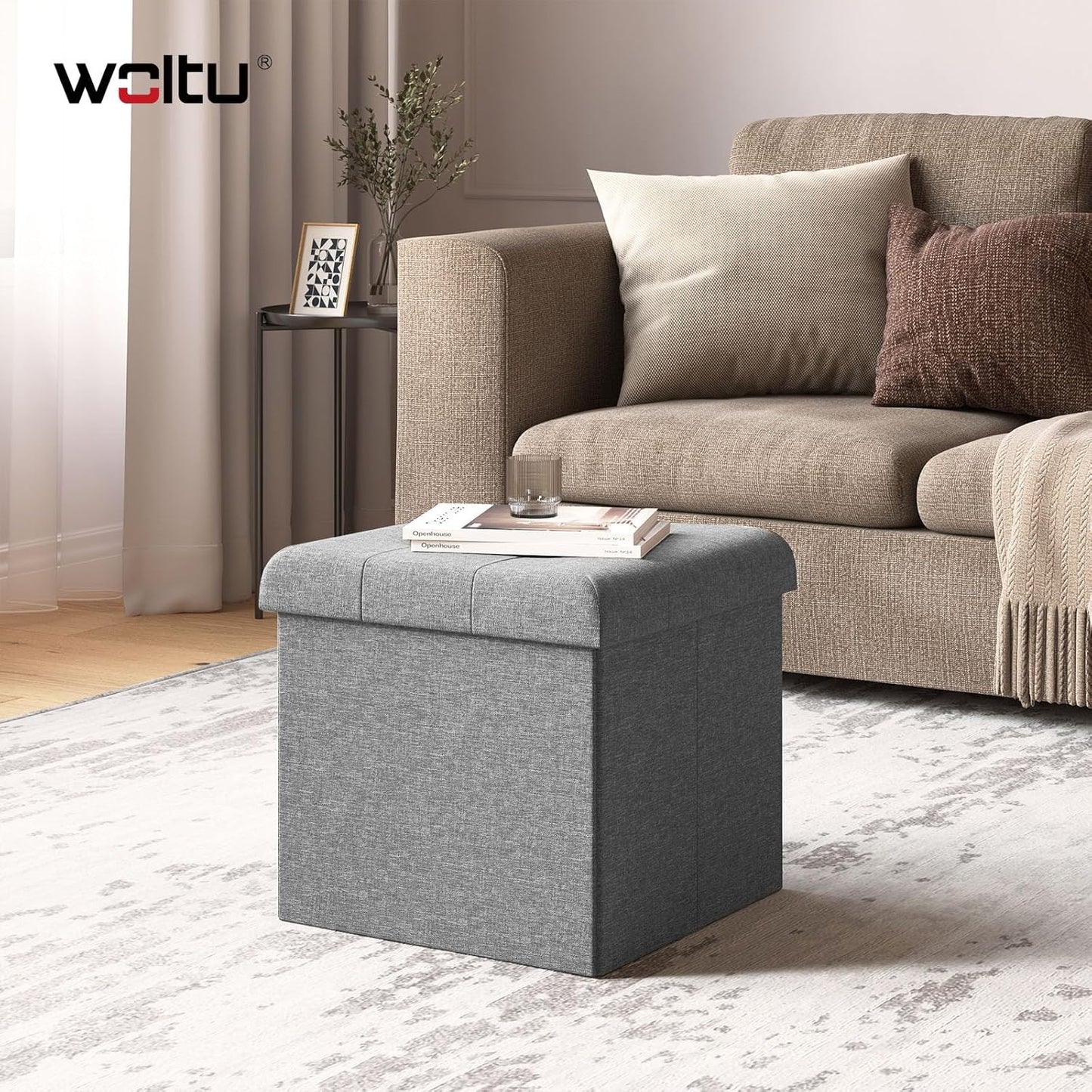 WOLTU Velvet Storage Stool (SH06CM_1)