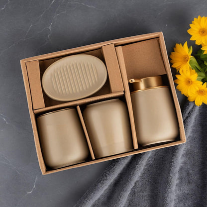 Ceramic Bathroom Accessory Set