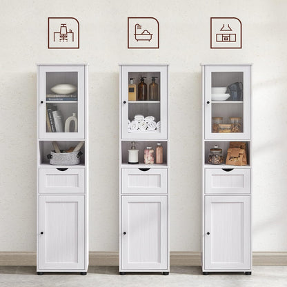 VASAGLE Tall Bathroom Cabinet BBK163T44V1