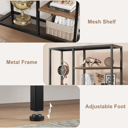 Tall Bookcase with Storage