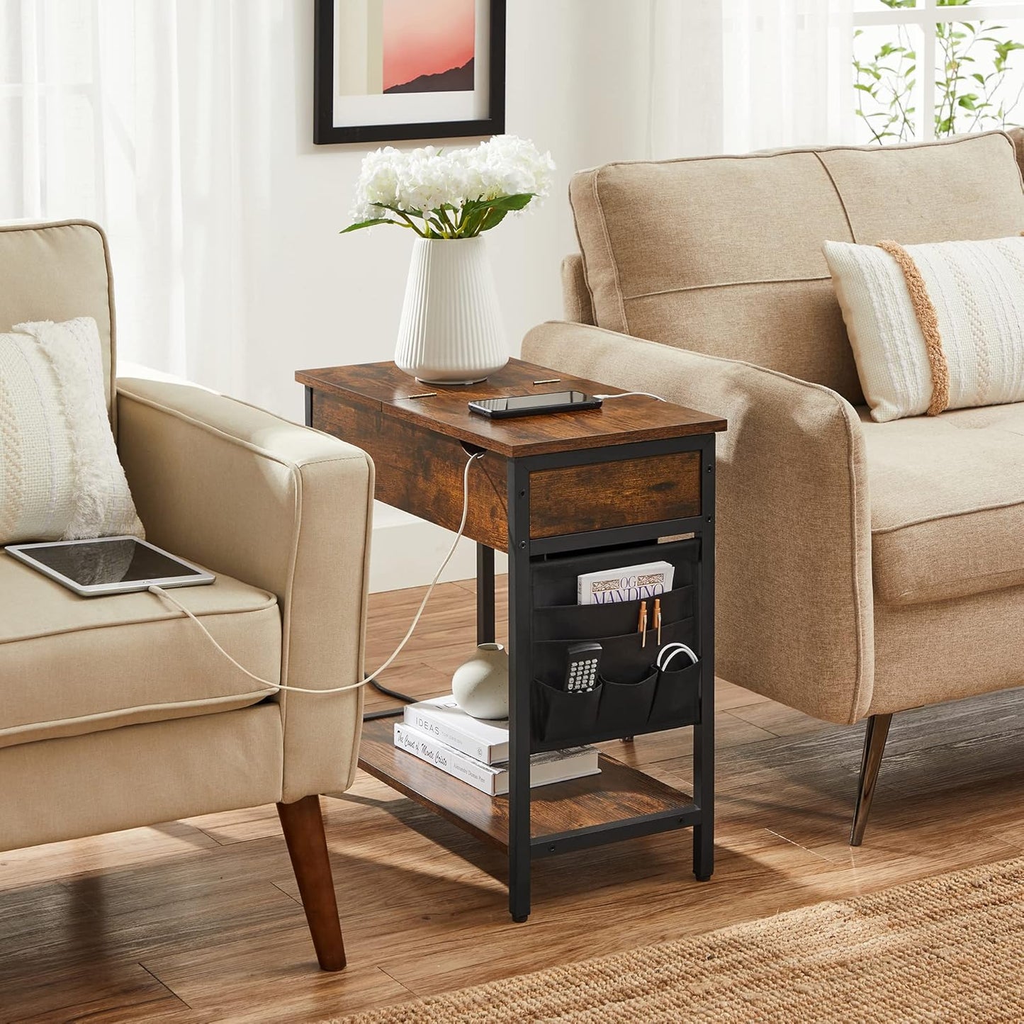 VASAGLE Side Table LET311B01