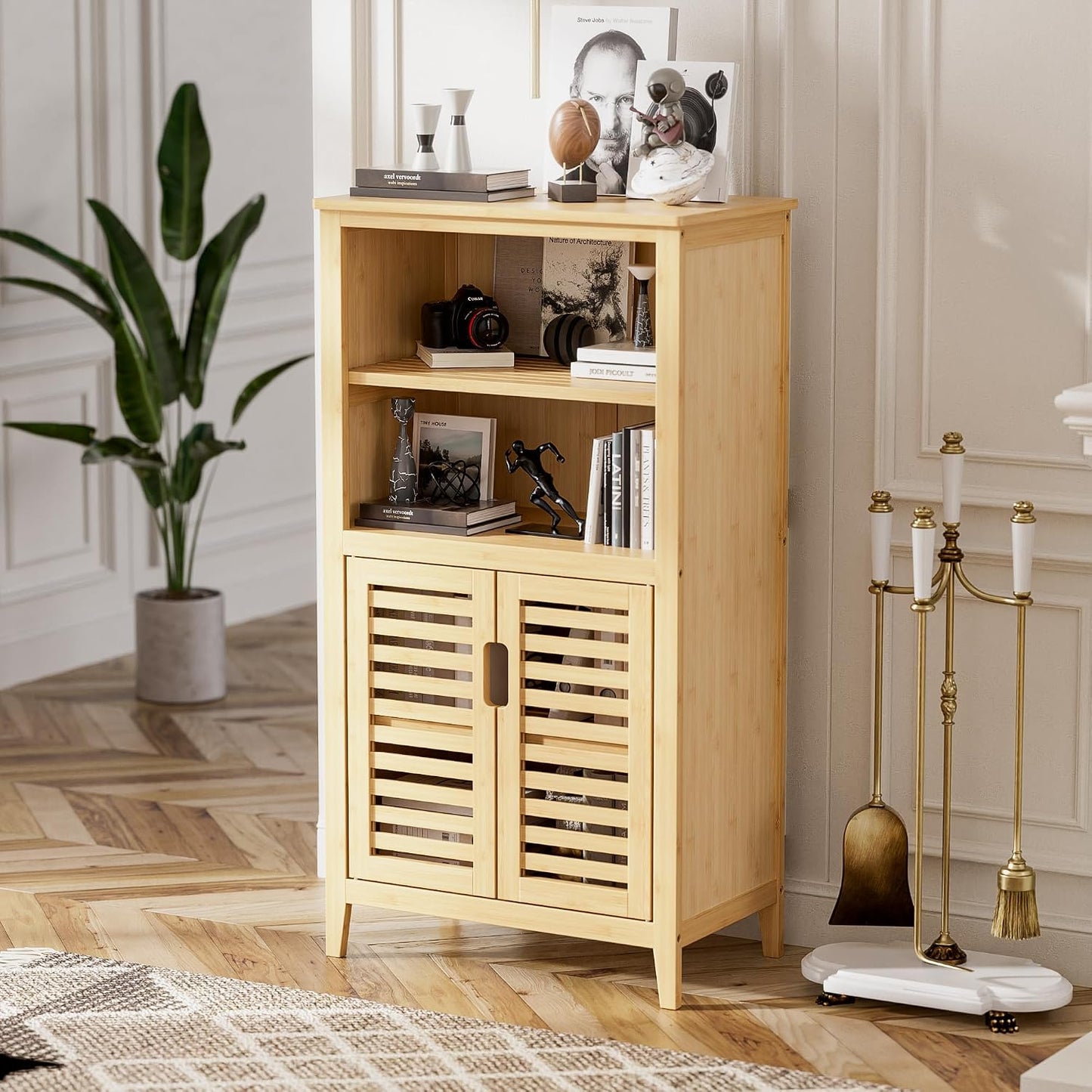 Bamboo Bathroom Storage Cabinet