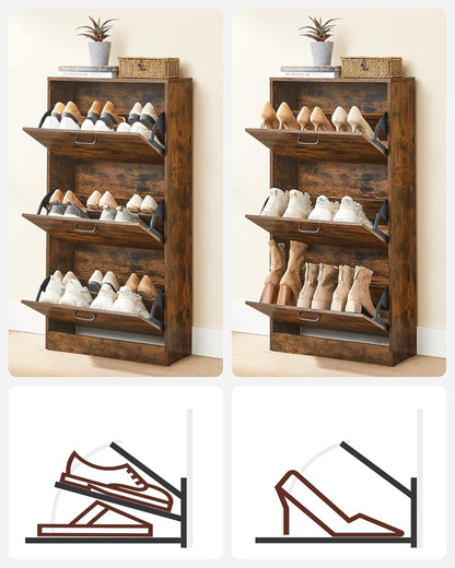 VASAGLE 3 Compartment Cabinet