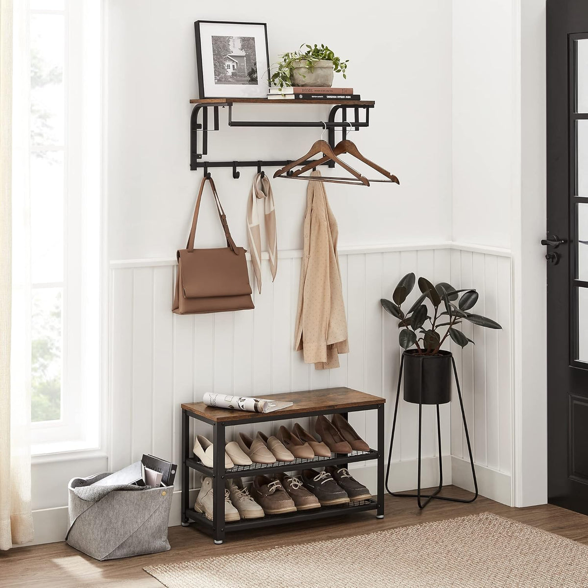 VASAGLE Coat Rack LCR12BX