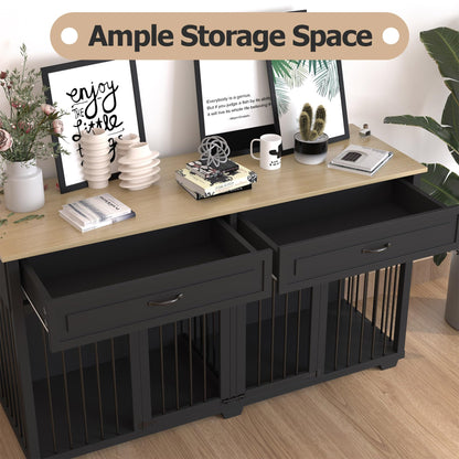 Wooden Dog Crate Cage (2026150c)