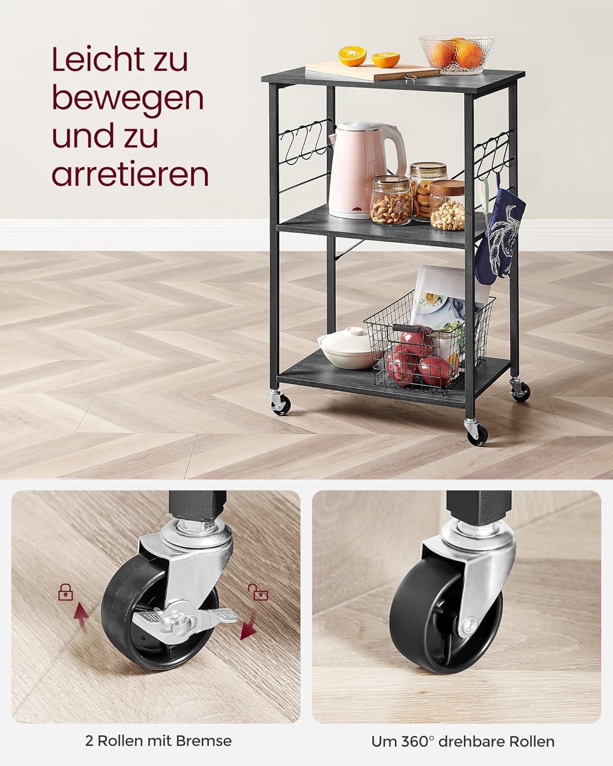 VASAGLE Kitchen Rack KKS060B42