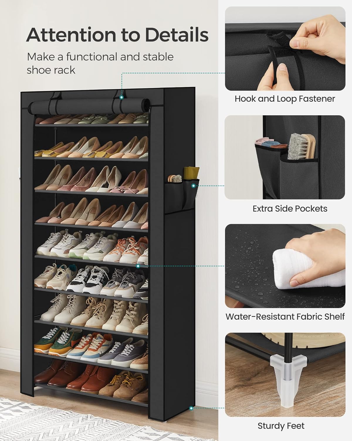 SONGMICS Shoe Rack RXJ36H01