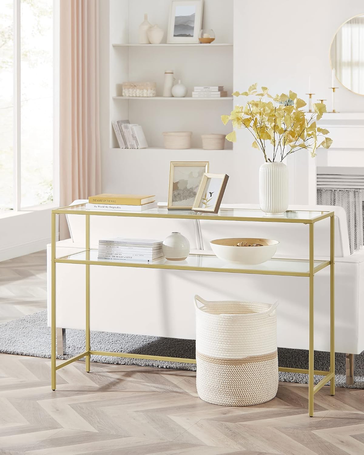 VASAGLE Console Sofa Table LGT045A61