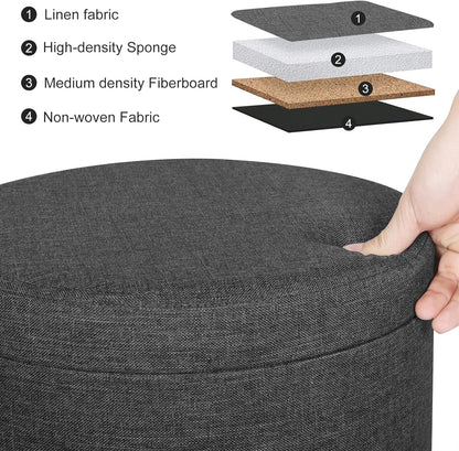 WOLTU Storage Ottoman Chair Stool (SH63RS)