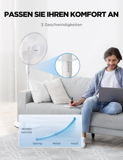 Midea Pedestal Fan