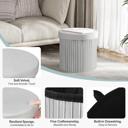 WOLTU Round Stool with Storage Space (SH89CM)