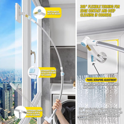 2-in-1 High Rise Window Cleaning Tool