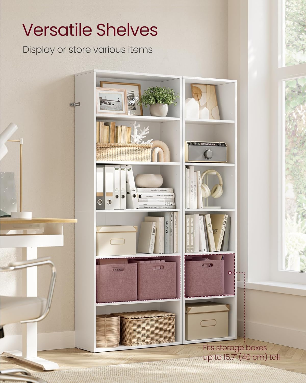 VASAGLE Bookcase LBC167T14