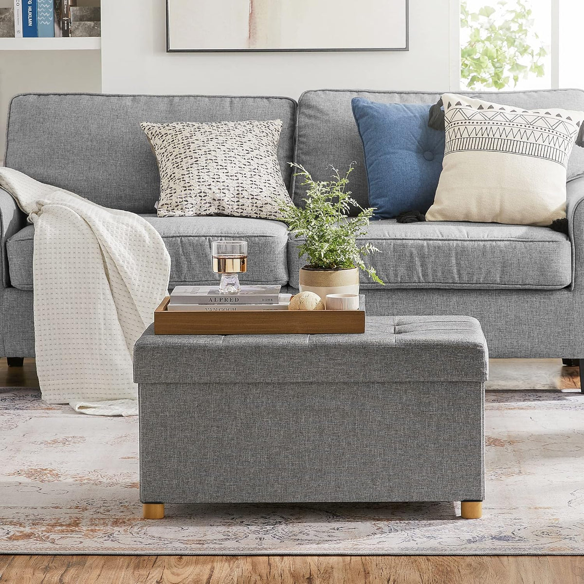 SONGMICS Storage Bench LSF16GYX