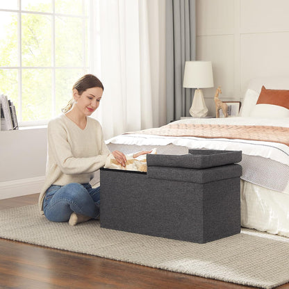 SONGMICS Bench with Storage Space LSF46GYZ