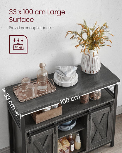 VASAGLE Sideboard, Kitchen Cabinet LSC092B04